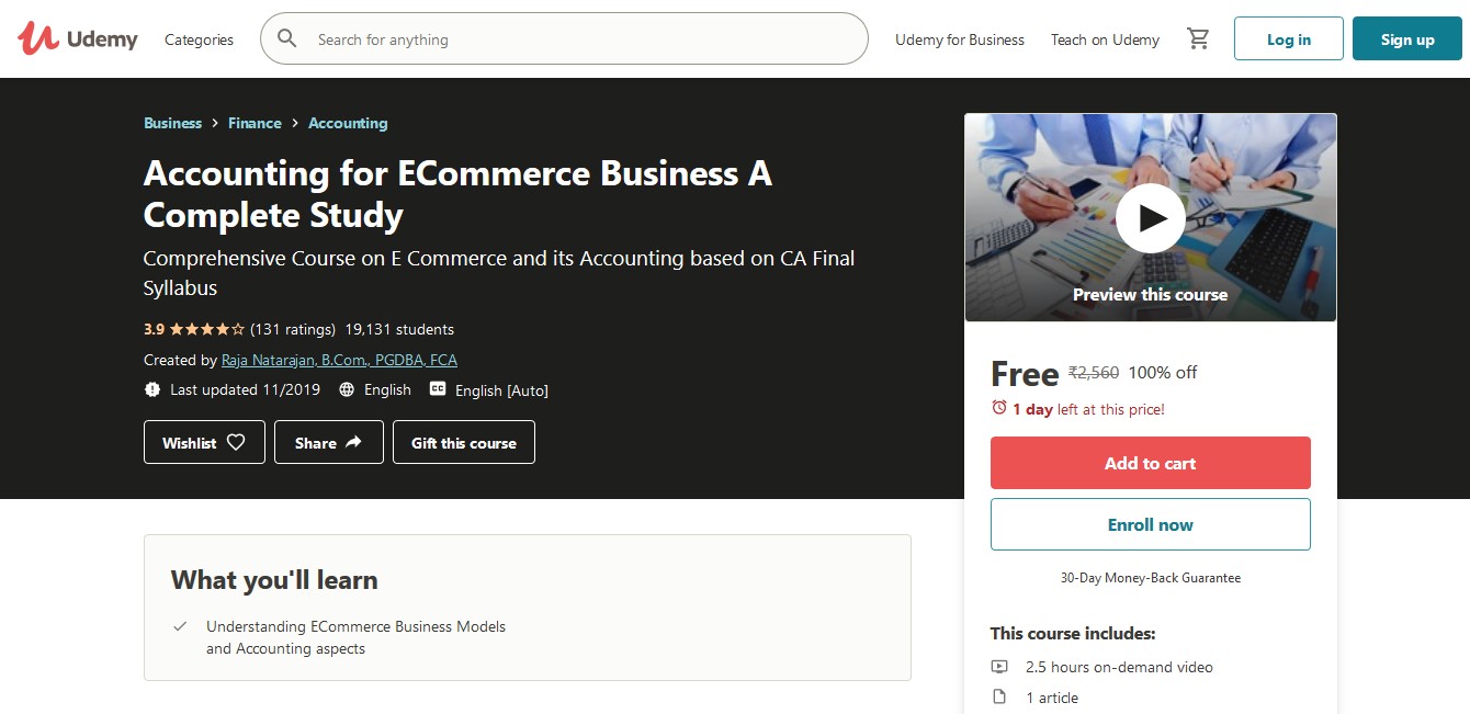 Accounting for ECommerce Business A Complete Study 1 Accounting for ECommerce Business A Complete Study