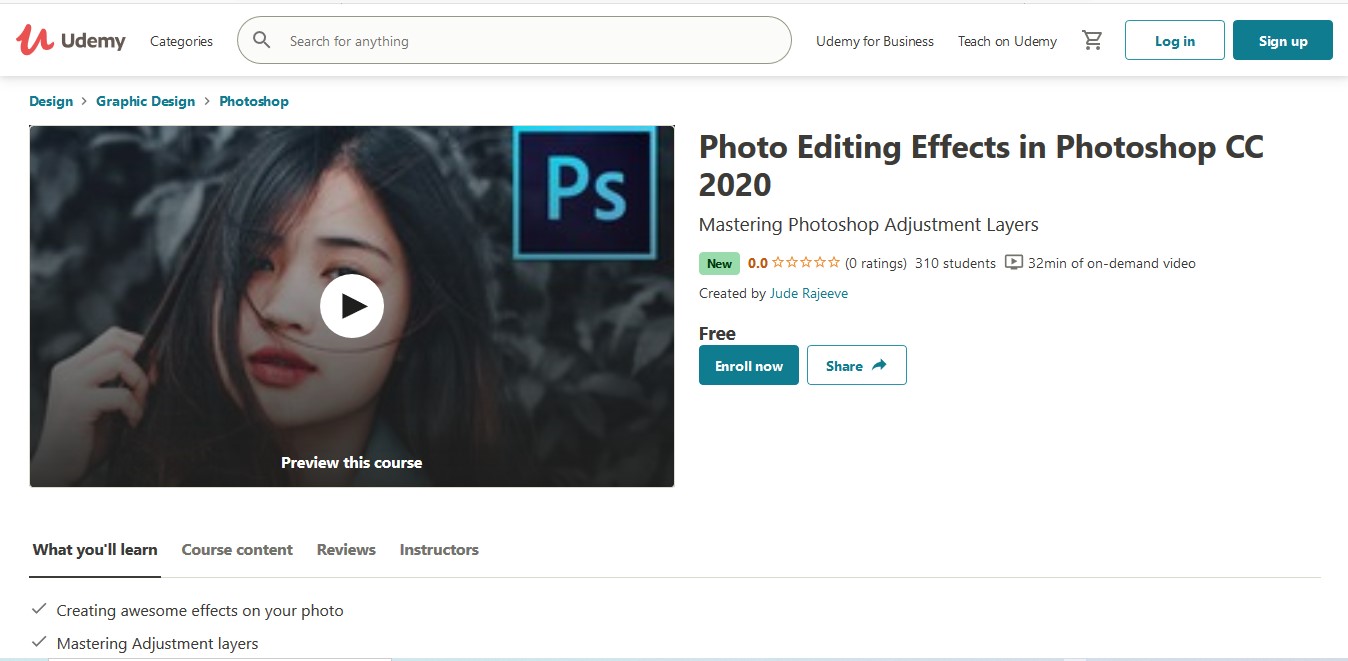 Photo Editing Effects in Photoshop CC 2020